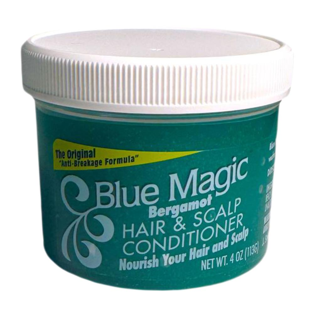 Conditionneur Blue Magic Bergamote - 340g, Hydratant Sans Rinçage, Pour Cheveux Ternes, Fabriqué Aux USA