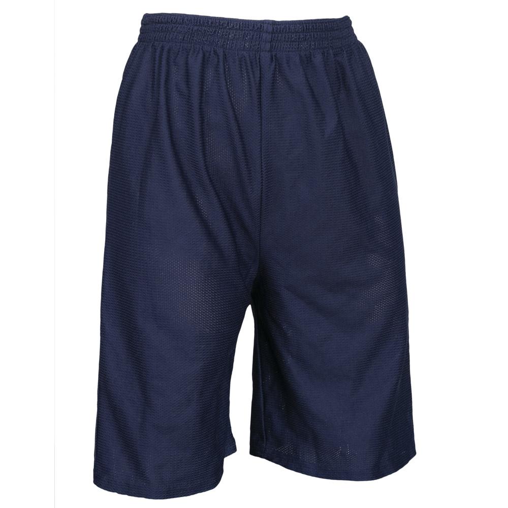 navy blue knee length shorts