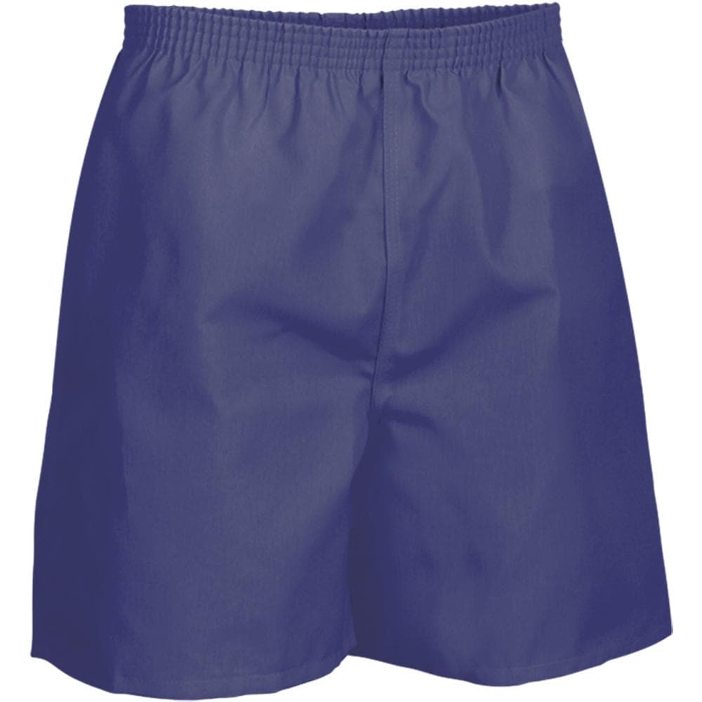 navy blue knee length shorts