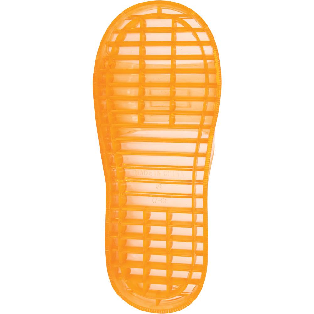 bob barker orange sandals